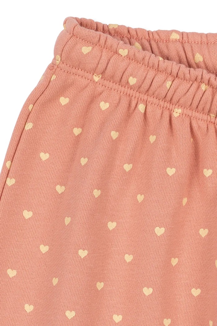 Djevojčice Konges Sløjd Jogger hlače za djecu s pamukom SPOTTY SWEAT PANTS GOTS KS106252.9BY2 roza