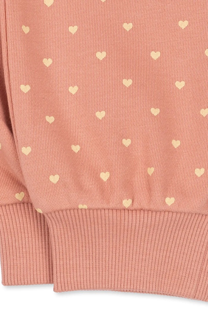 Jogger hlače za djecu s pamukom SPOTTY SWEAT PANTS GOTS Konges Sløjd KS106252.9BY2 roza