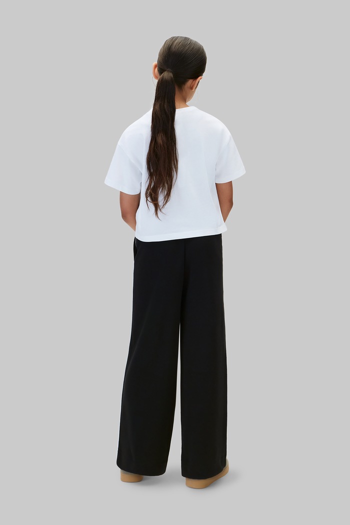 Spodnie dresowe dziecięce z bawełną Calvin Klein Jeans LVCKFJC18G.9BY2 czarny