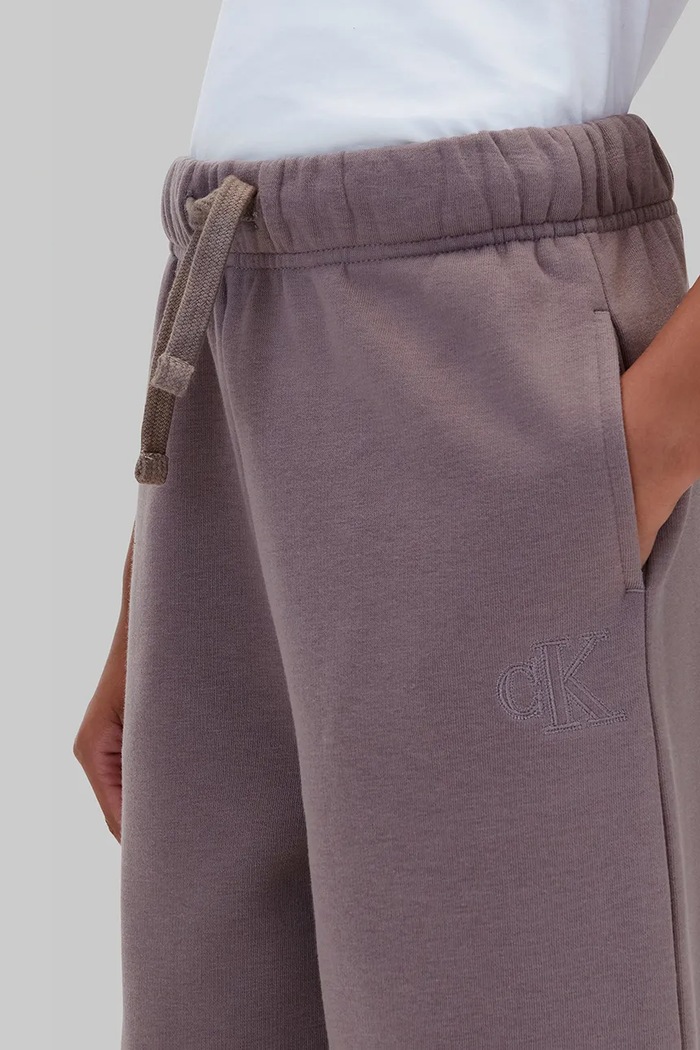 Calvin Klein Jeans Spodnie dresowe dziecięce bawełniane LVCKFJC17G.9BY2
