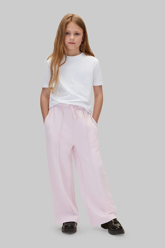 Calvin Klein Jeans spodnie dresowe dziecięce bawełniane LVCKFJC19G.104.116.9BY2 fioletowy