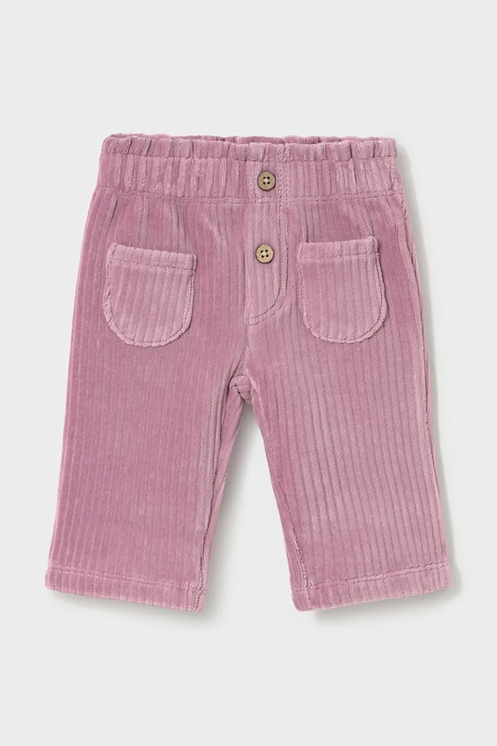 Mayoral Newborn pantaloni per neonati con cotone violetto 2509.2N.Newborn.9BY2
