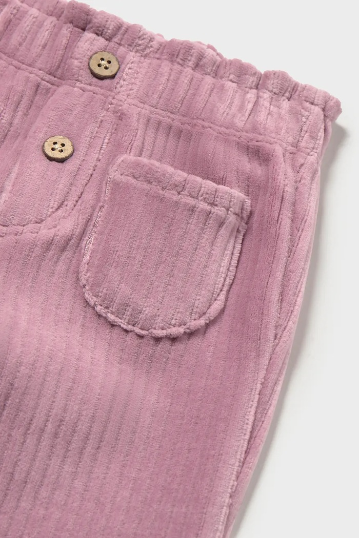 BIMBA Mayoral Newborn pantaloni per neonati con cotone 2509.2N.Newborn.9BY2 violetto