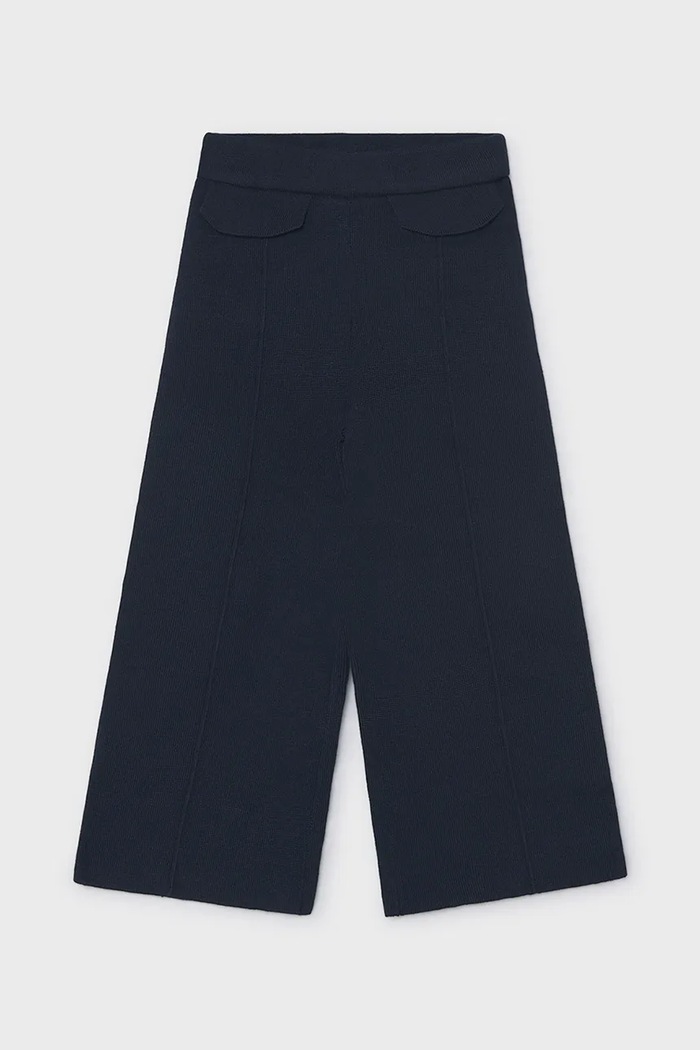 Mayoral Παντελόνι wide leg παιδικό σκούρο μπλε 4525.6H.Mini.9BY2