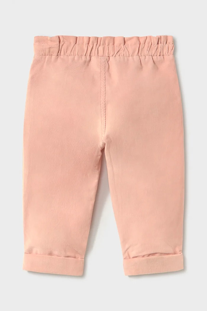 Mayoral nohavice detské menčestrové 2553.4C.Baby.9BY2 ružová AW26