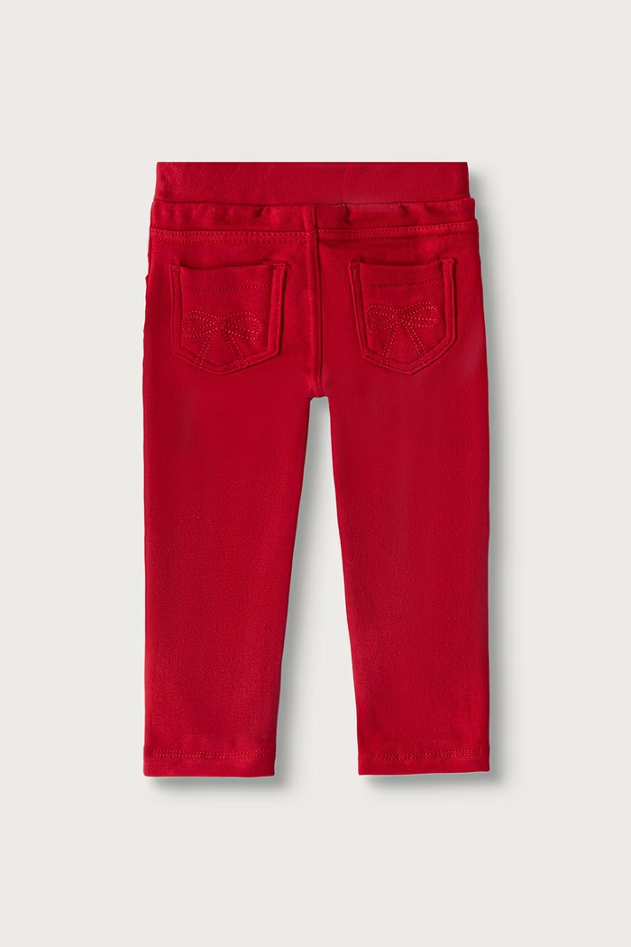 Mayoral Kalhoty dětské bavlněné s elastanem 560.4E.Baby.9BY2 červená AW26