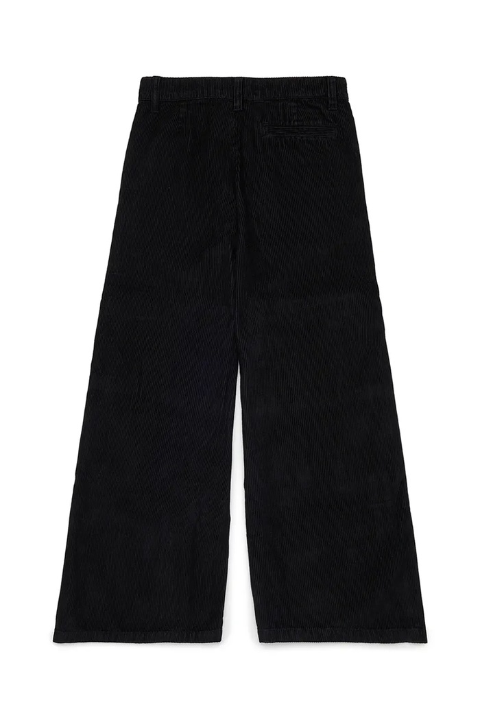 Diesel Прав панталон за деца от памук PITTY TROUSERS J02908.KXBVA черен AW26