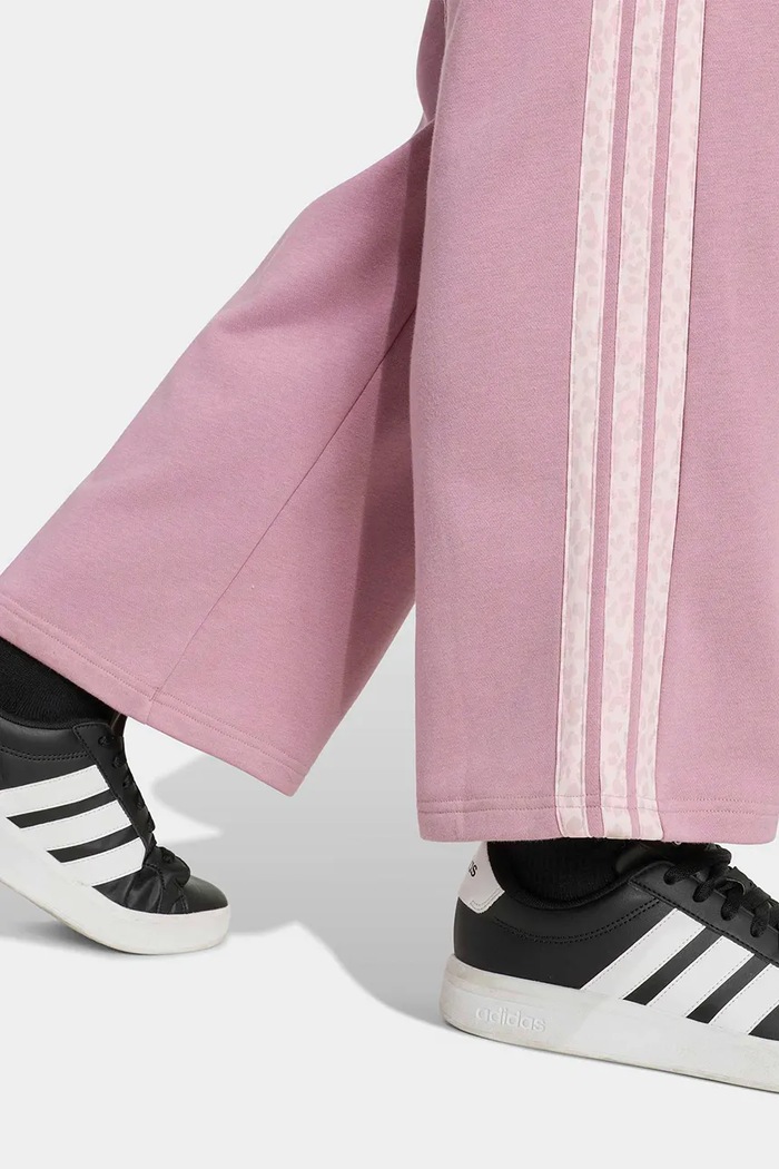 Παντελόνι επίσημο παιδικό με βαμβάκι adidas KC7197 μωβ