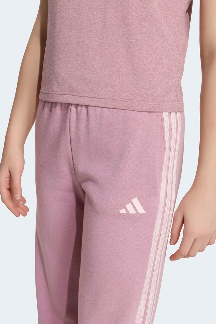 Παντελόνι επίσημο παιδικό με βαμβάκι adidas μωβ KC7197