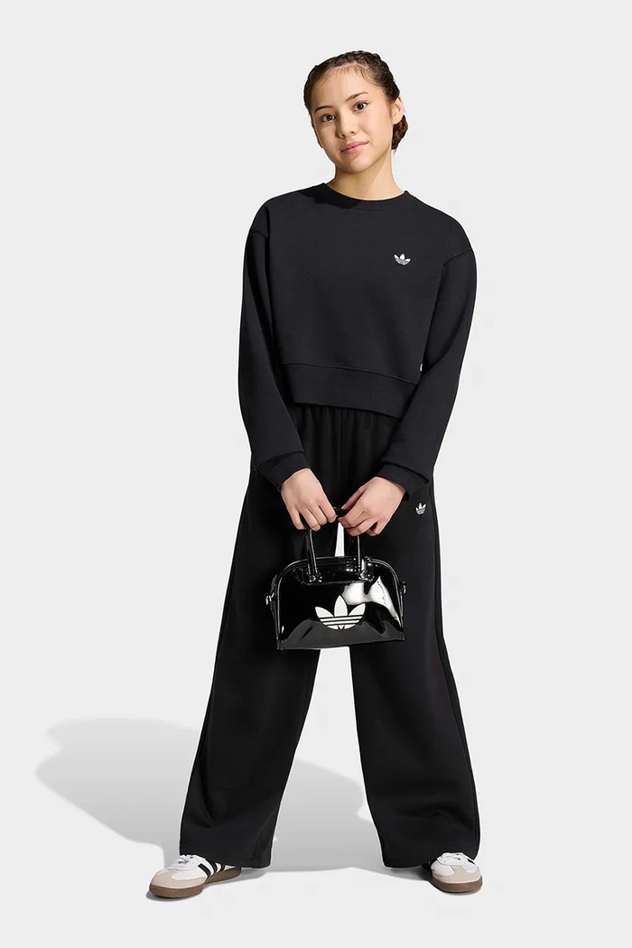 Dievča adidas Originals Teplákové nohavice detské s bavlnou KQ8430 čierna