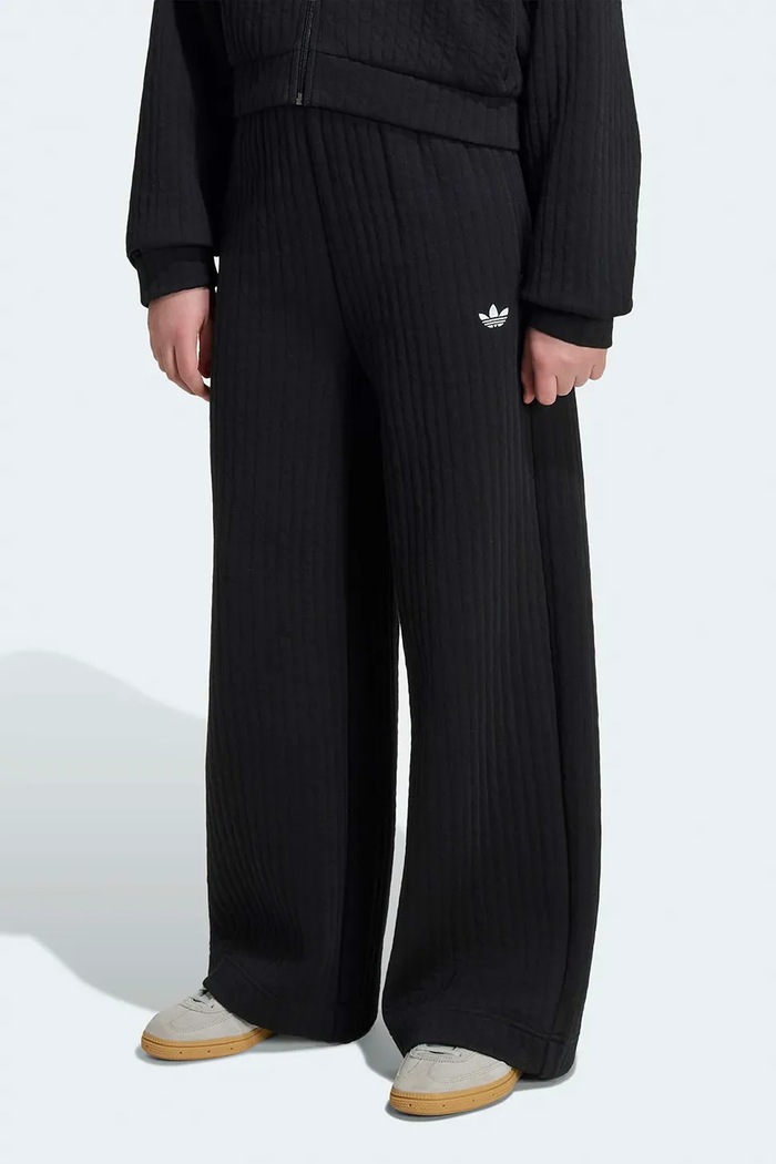 adidas Originals παντελόνι επίσημο παιδικό με βαμβάκι μαύρο KR1032