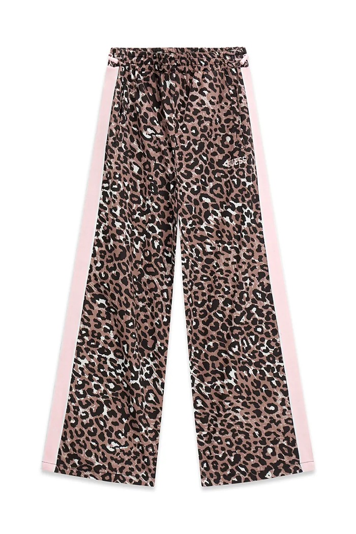 Guess spodnie dresowe dziecięce bawełniane brązowy J6YB16.W3049.9BY2