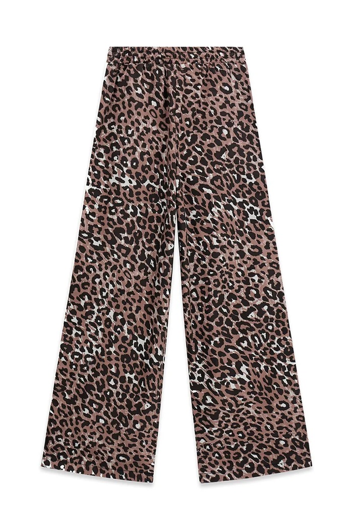Guess spodnie dresowe dziecięce bawełniane J6YB16.W3049.9BY2 brązowy AW26