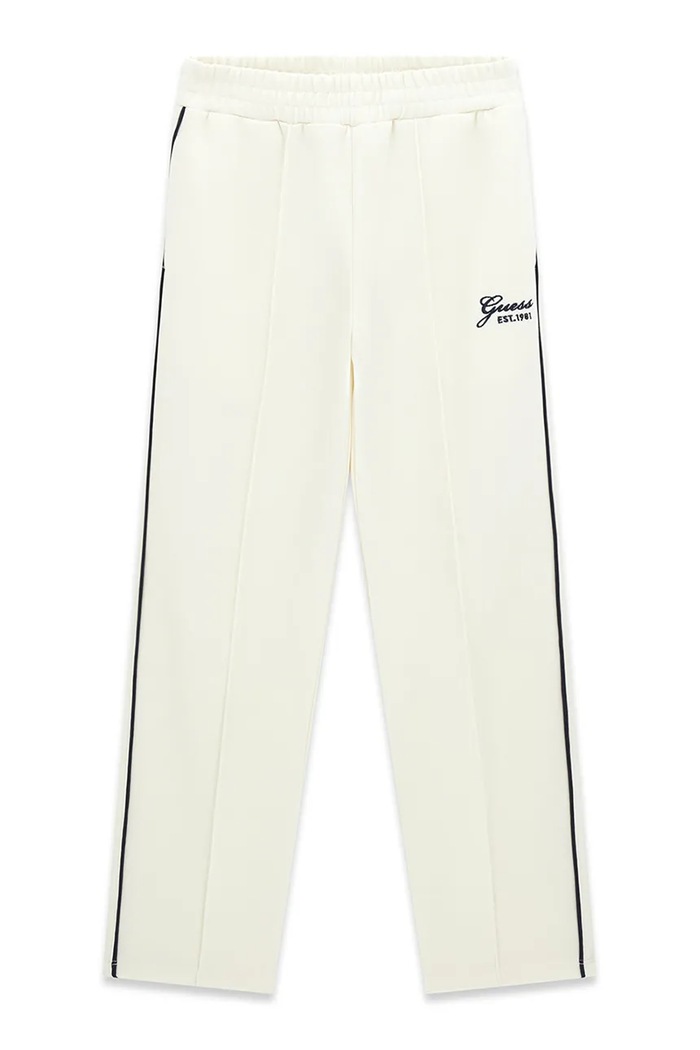 Guess spodnie dresowe dziecięce bawełniane biały J6YB12.K3932.9BY2