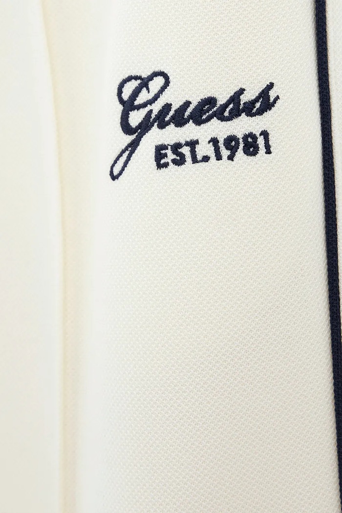Dziewczynka Guess spodnie dresowe dziecięce bawełniane J6YB12.K3932.9BY2 biały