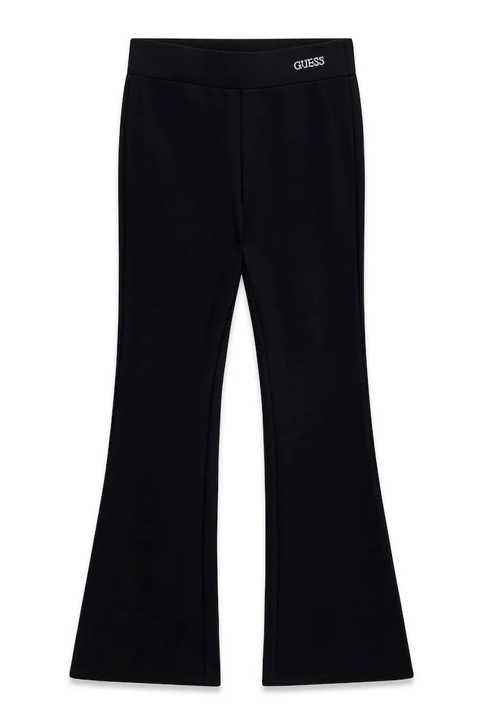 Guess nohavice flare detské s viskózou čierna J6YB09.K3929.9BY2