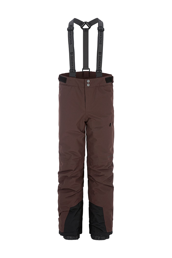 Didriksons Spodnie narciarskie dziecięce DACIT KIDS PANTS 505458 brązowy AW26