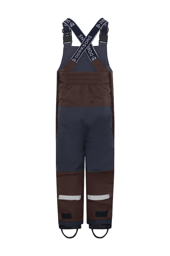 Chłopiec Didriksons Spodnie narciarskie dziecięce BJÄRVEN K BIB PANT 3 506299 brązowy