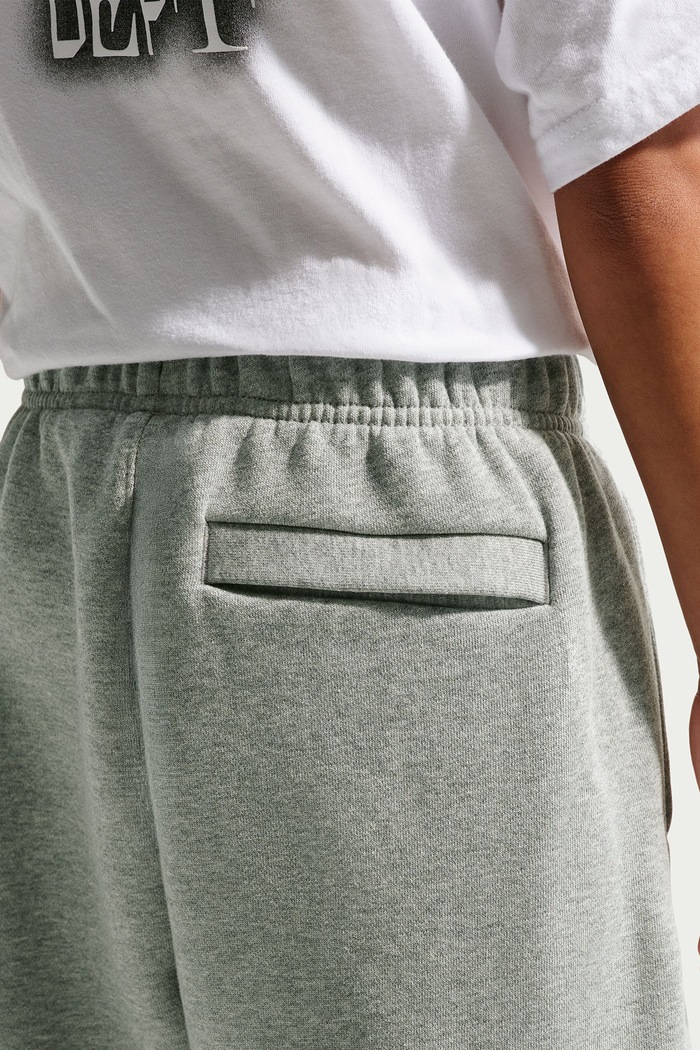 Spodnie dresowe dziecięce z bawełną Nike Solo Swoosh Nike szary IZ5350