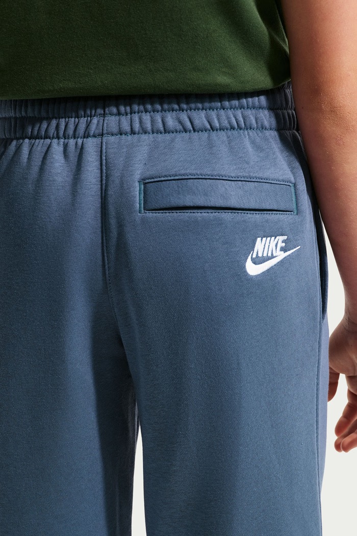 Chłopiec Nike Spodnie dresowe dziecięce z bawełną Nike Sportswear Club Fleece IW6285 niebieski