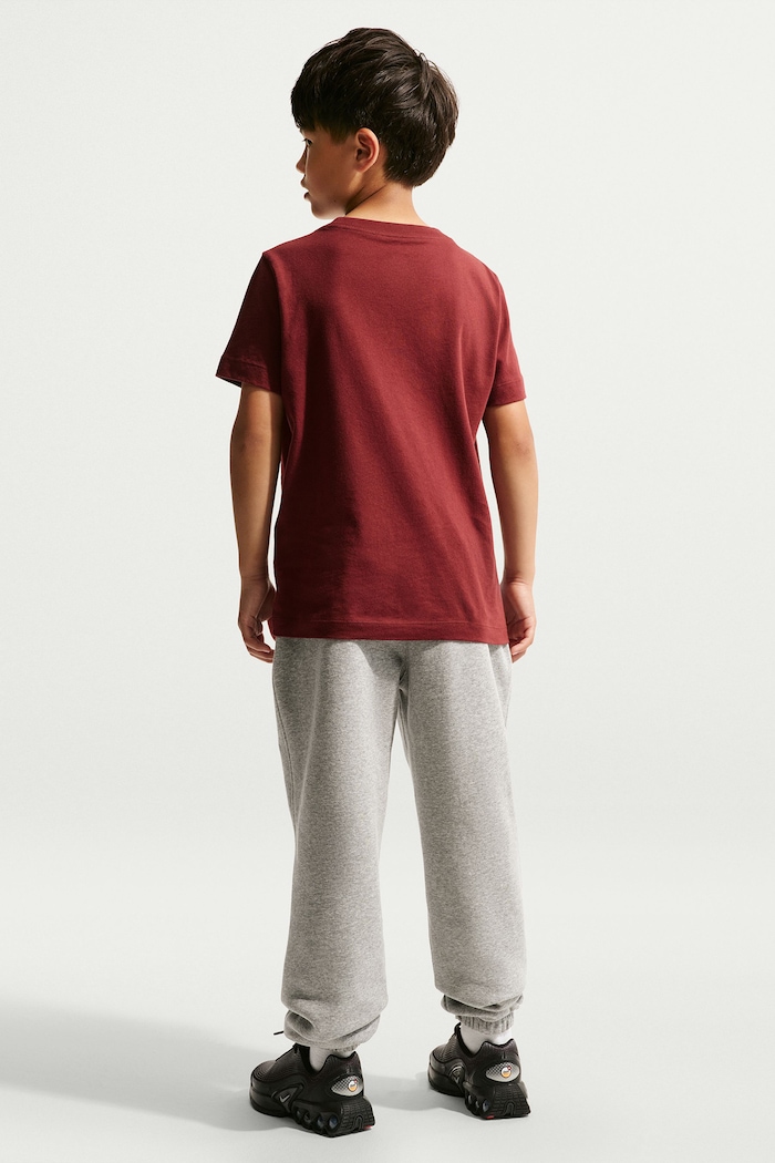 Nike Spodnie dresowe dziecięce z bawełną Nike Sportswear Club Fleece IQ6116 szary AW26