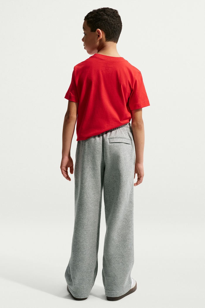 Nike Spodnie dresowe dziecięce z bawełną Nike Sportswear IM5095 szary AW26