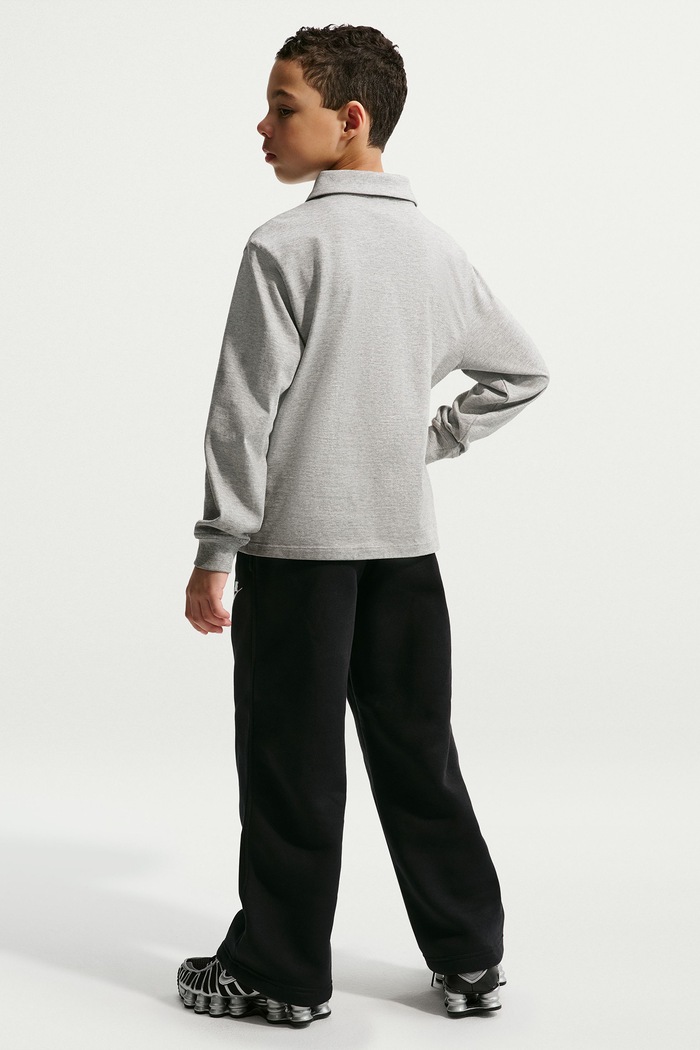 Nike Spodnie dresowe dziecięce z bawełną Nike Sportswear IM5095 czarny AW26