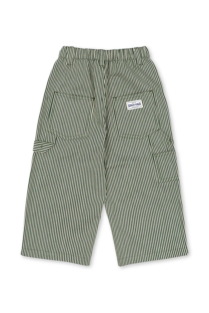 Chłopiec Konges Sløjd Spodnie dziecięce bawełniane LUC PANTS GOTS KS106527.9BY2 zielony