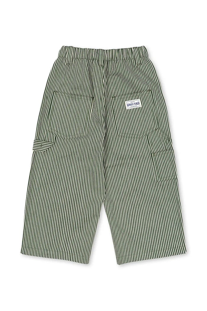 Chłopiec Konges Sløjd Spodnie dziecięce bawełniane LUC PANTS GOTS KS106527.9BY2 zielony
