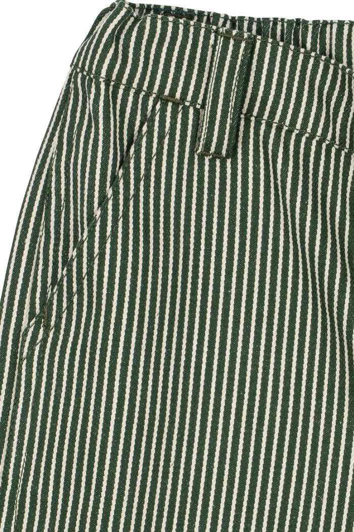 Spodnie dziecięce bawełniane LUC PANTS GOTS Konges Sløjd zielony KS106527.9BY2