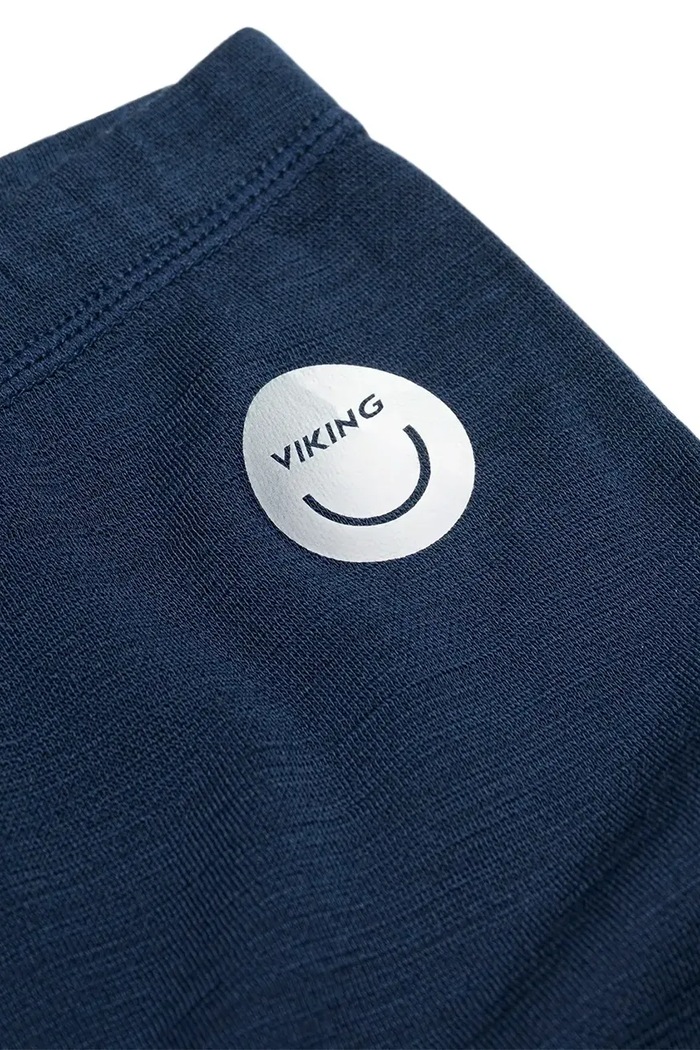 Chłopiec Viking Kids Spodnie dziecięce z dodatkiem wełny Soft Baselayer Merino Pants 50.25570 granatowy