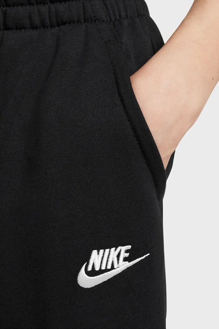 Spodnie dresowe dziecięce z bawełną Nike Club Fleece Nike FD3019 czarny
