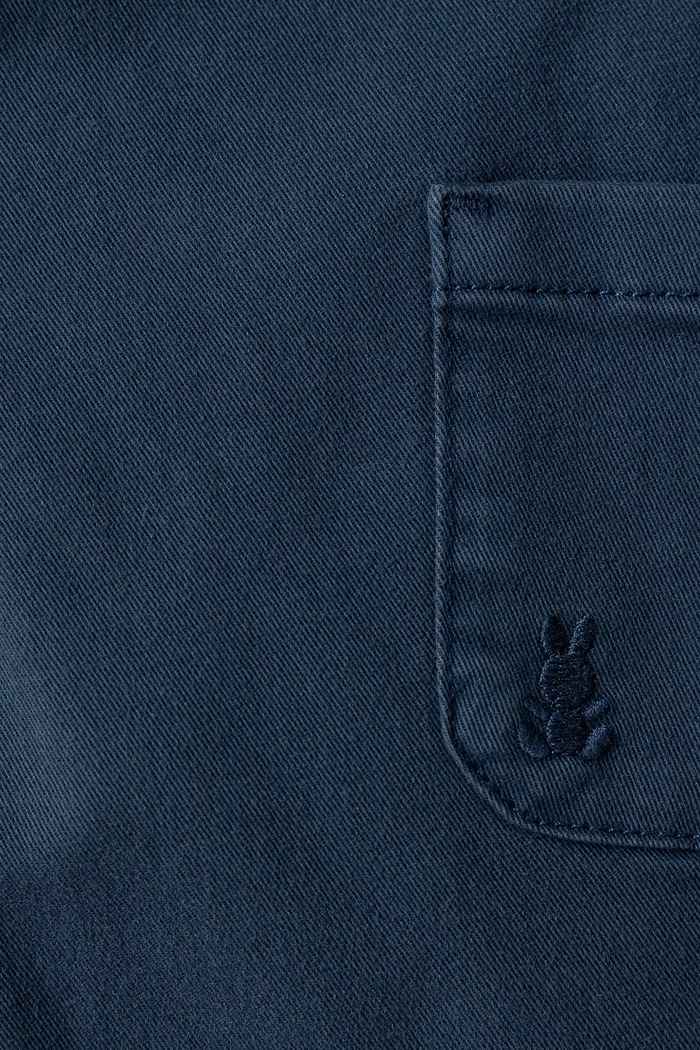 Chłopiec United Colors of Benetton Niemowlęce bawełniane z elastanem 46ZDAF01Z.W.Seasonal granatowy