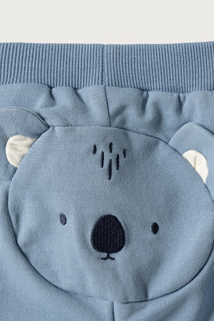 BIMBA United Colors of Benetton Pantaloni da tuta per neonati con cotone 3YWVAF02P.W.Seasonal blu