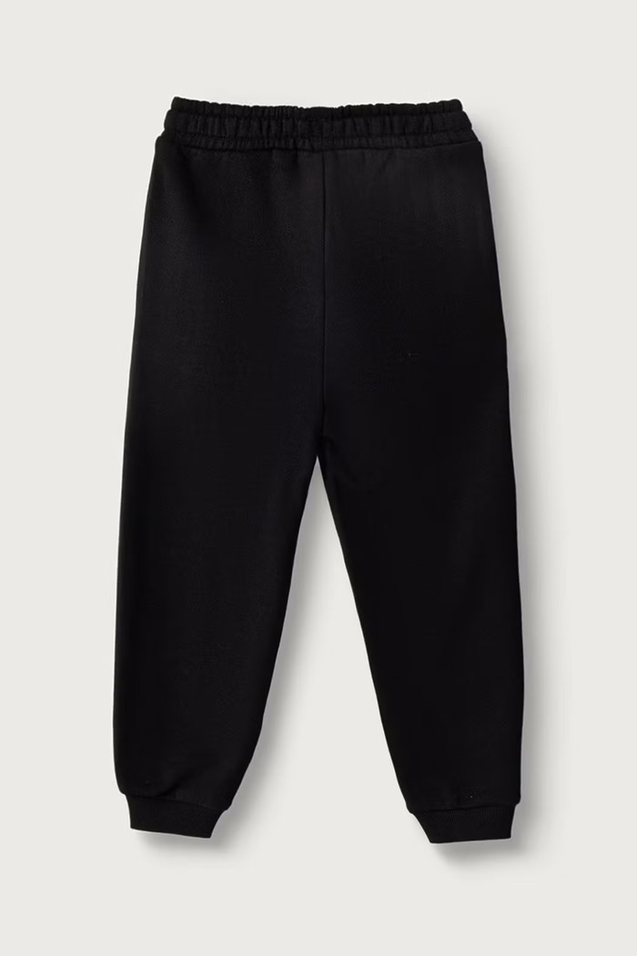 United Colors of Benetton Spodnie dresowe niemowlęce z bawełną 3J70GF05J.P.Continuativ czarny AW26