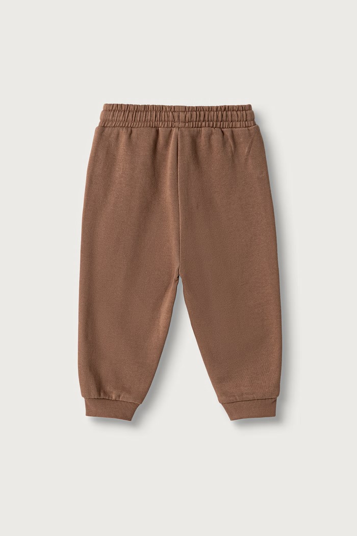 United Colors of Benetton Pantaloni da tuta per bambini in cotone 3J70GF05J.P.Seasonal marrone AW26