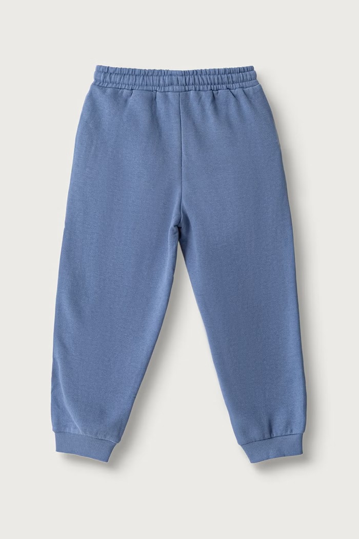 United Colors of Benetton Spodnie dresowe dziecięce bawełniane 3J70GF05J.P.Seasonal niebieski AW26