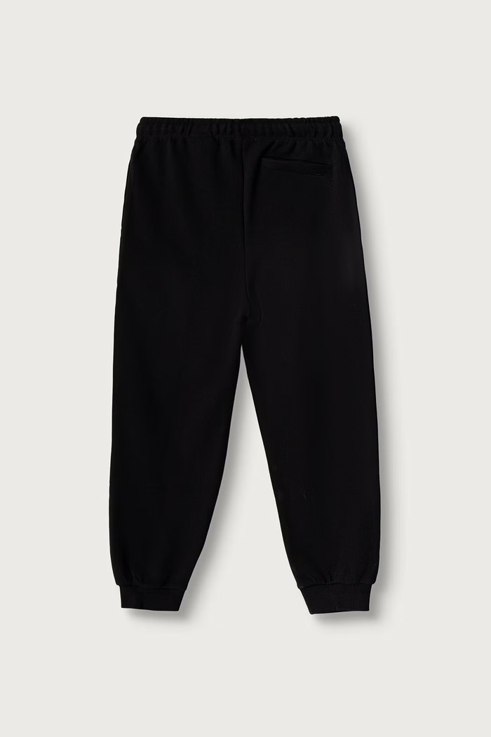 United Colors of Benetton Pantaloni da tuta per bambini in cotone 3J68CF077.G.Continuativ nero AW26