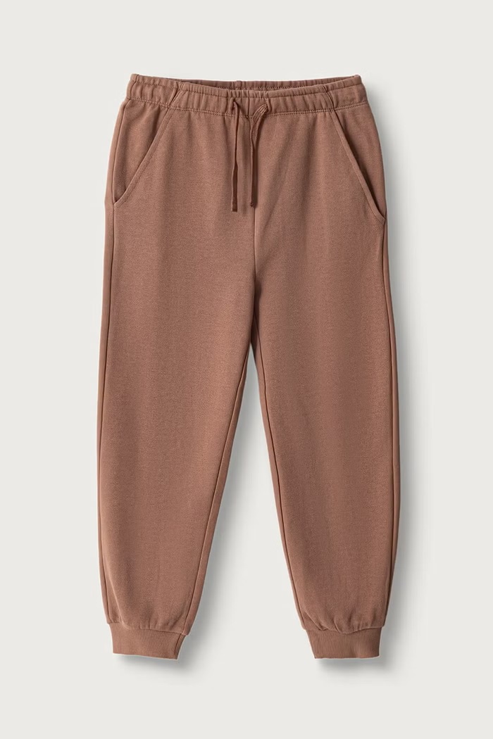 United Colors of Benetton Spodnie dresowe dziecięce bawełniane brązowy 3J68CF077.G.Seasonal