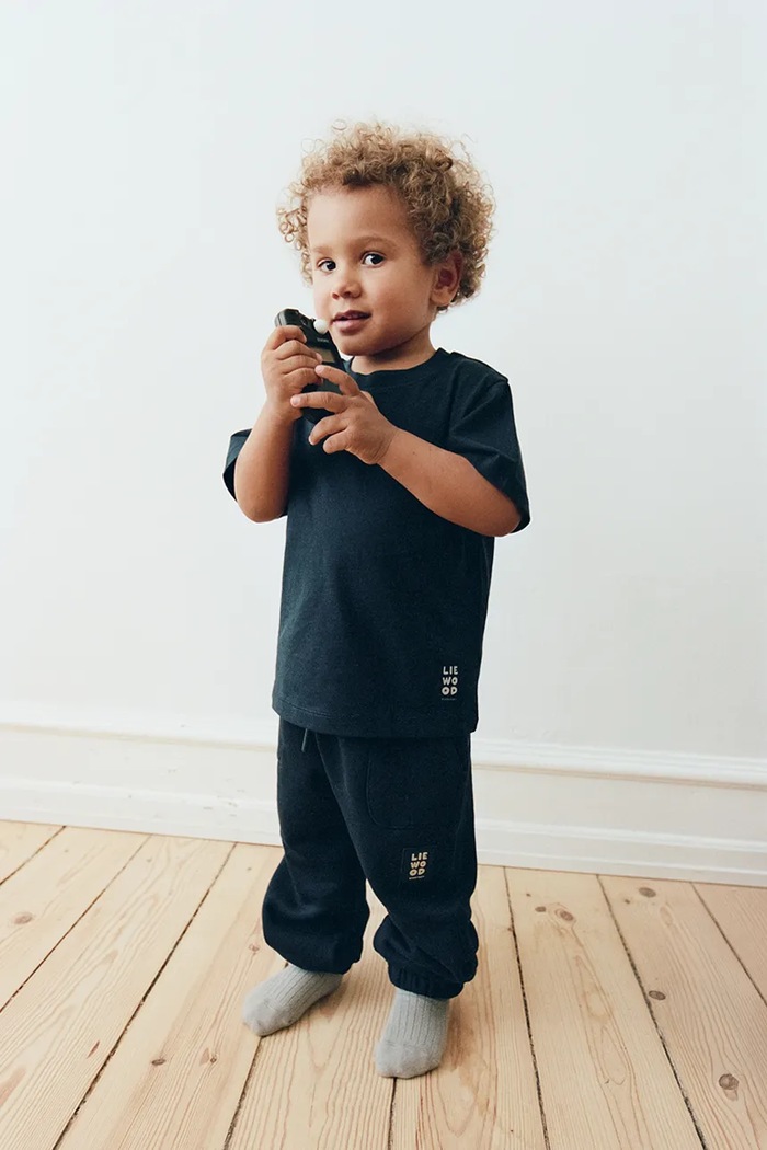 Liewood Spodnie dresowe dziecięce bawełniane Carey Sweatpants LW20779.9BY2