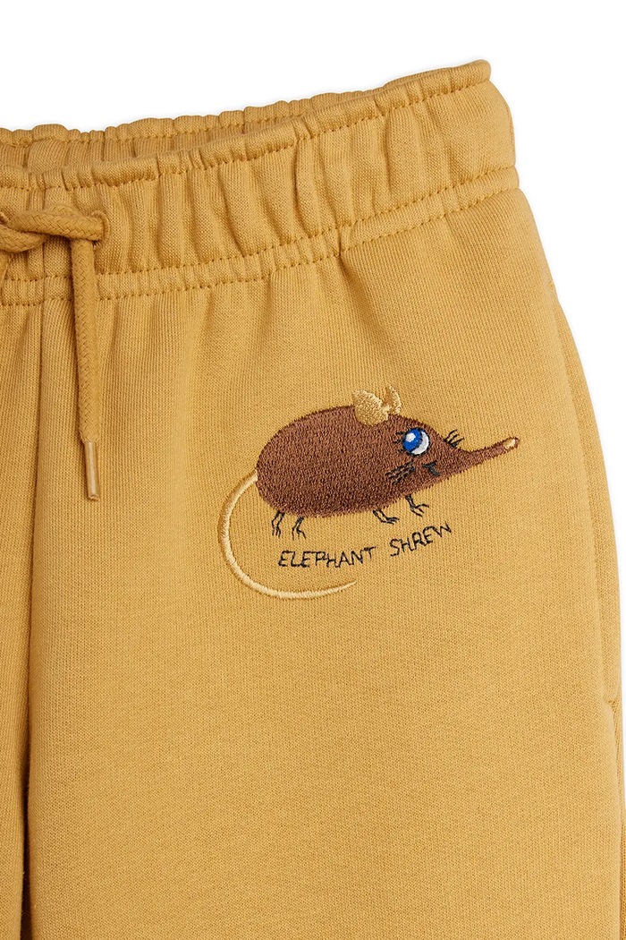 Chłopiec Mini Rodini Spodnie dresowe dziecięce bawełniane Elephant 26730111 brązowy