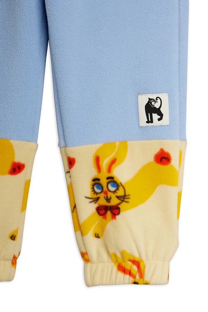 Spodnie dziecięce polarowe Rabbits Mini Rodini żółty 26710116