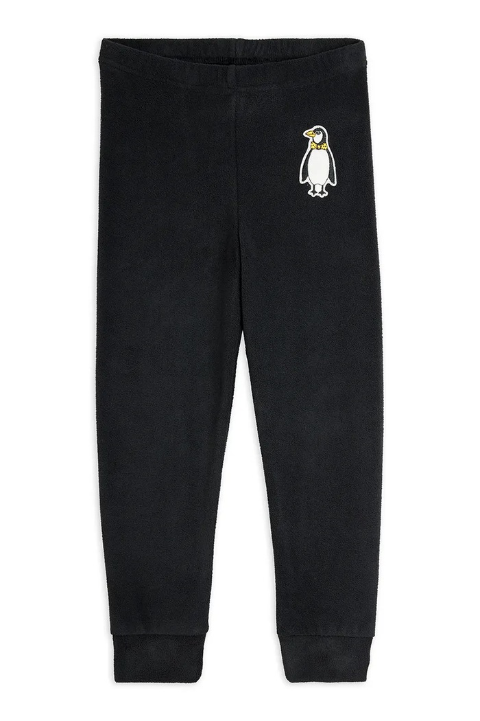Mini Rodini Spodnie dresowe dziecięce Penguin czarny 11000363