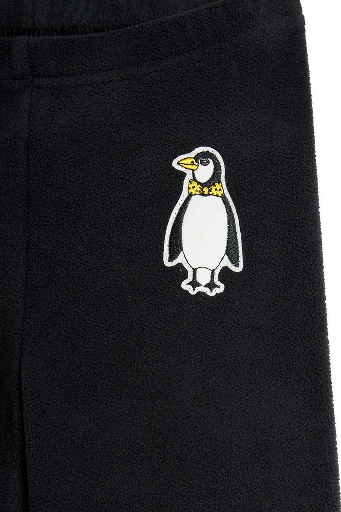 Chłopiec Mini Rodini Spodnie dresowe dziecięce Penguin 11000363 czarny