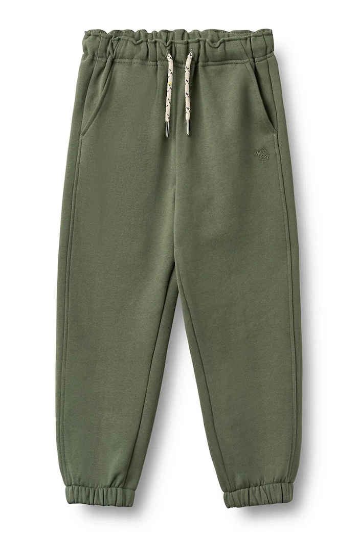 Wheat Παντελόνι επίσημο παιδικό βαμβακερό πράσινο 2888.672.GOTS
