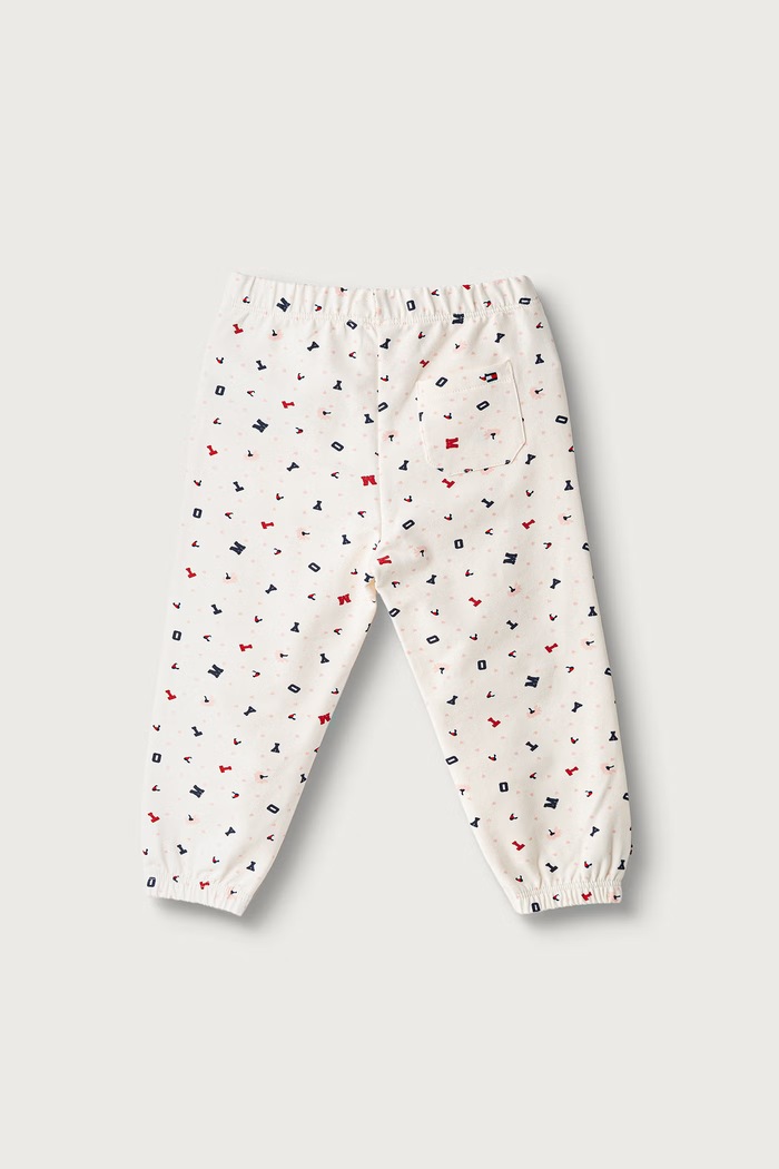 Tommy Hilfiger jogger kalhoty dětské bavlněné s elastanem KN0KN02341.9BY2 béžová AW26