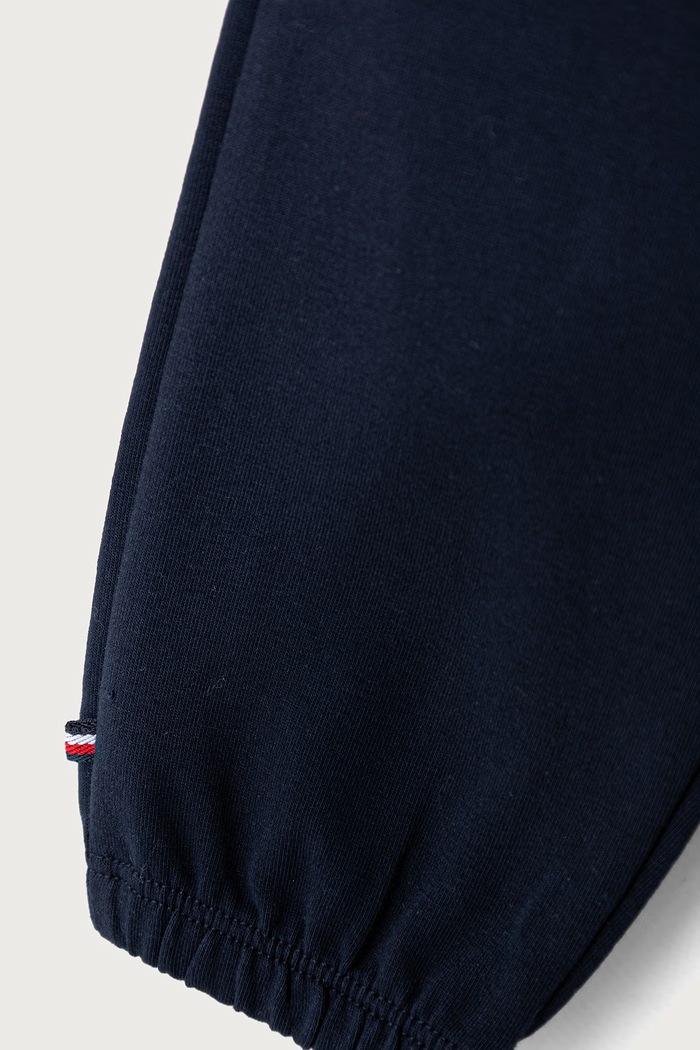 CHLAPEC Tommy Hilfiger jogger kalhoty dětské bavlněné s elastanem KN0KN02341.9BY2 námořnická modř