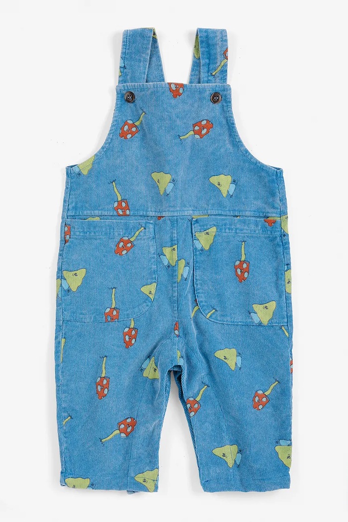 Bobo Choses Nohavice na traky detské bavlnené Mush Monster 226AB084 modrá AW26