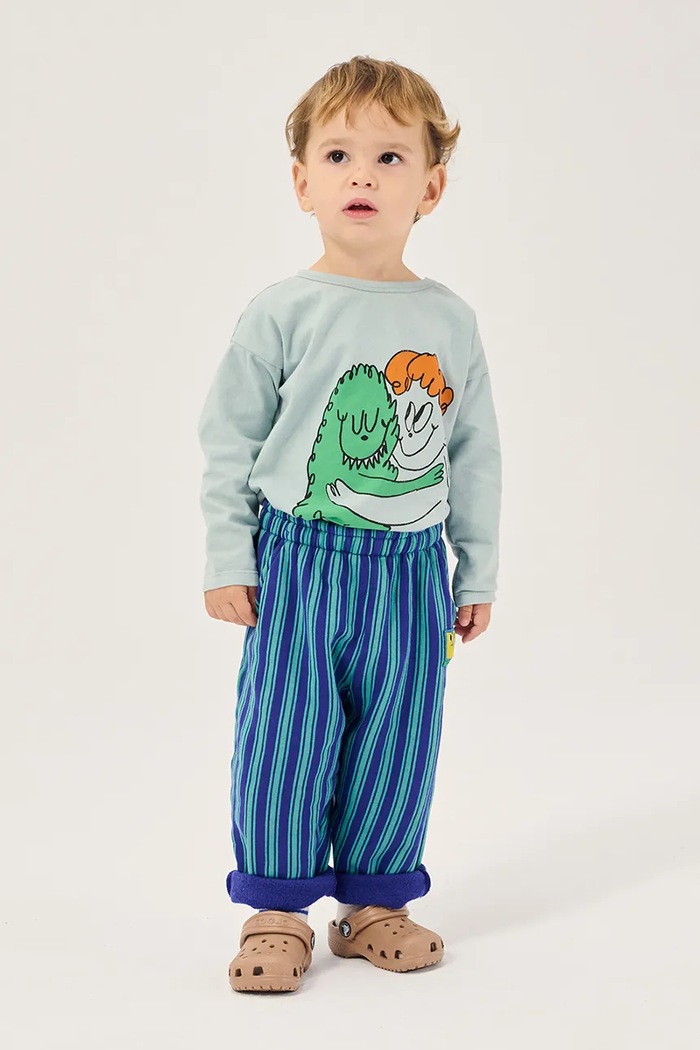 Bobo Choses donji dio trenirke za djecu od pamuka plava 226AB070