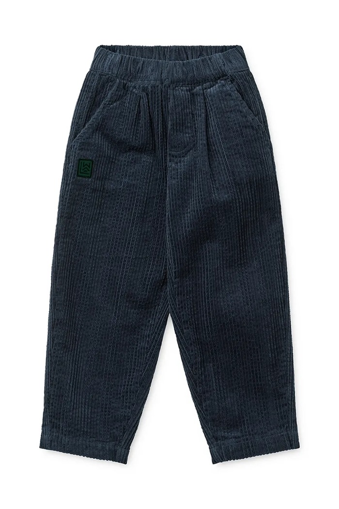 Liewood Παντελόνι παιδικό βαμβακερό Borris Corduroy Pants LW20741.9BY2 σκούρο μπλε AW26